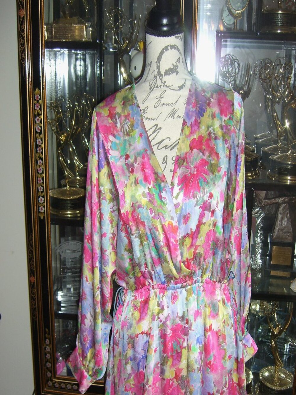 NWT ZARA WATERCOLOR FLORAL PRINT SURPLICE DRESS M